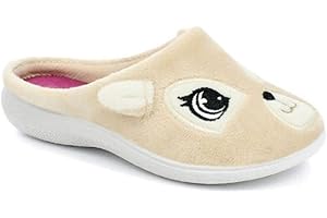 inblu Pantofole, Ciabatte Invernali Bambina con Plantare Imbottito