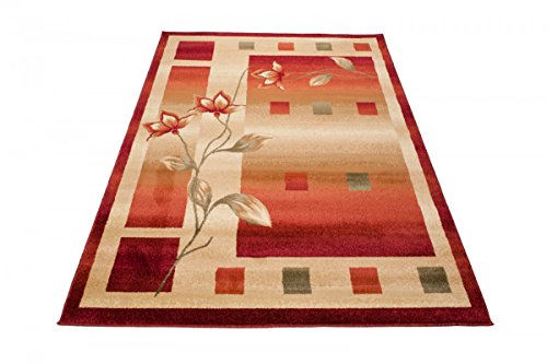 TEPPICH KLASSISCH SEHR BUNT wunderschöne Muster PERFEKT INS WOHNZIMMER in BRAUN (70 cm x 140 cm) - 9