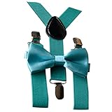 Mitlfuny Unisex Baby Kinder Jungen Zubehör Säuglingspflege,Kinder Baby Mädchen verstellbare Hosenträger elastische Hosenträger und Fliege Set
