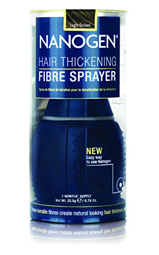 Nanogen Keratin Hair Thickening Fibre Sprayer Light Brown 22.5g