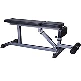 Technische Daten: Maße 110 x 64 x 80 cm (L x B x max. einstellbare Höhe), Material: Stahl, Kunstleder, Höhe Polsterung 5 cm, Eigengewicht: 23 kg