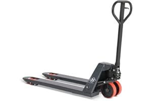 ‎HEMMDAL HEMMDAL Hubwagen | 2.000 kg Tragkraft | 1.150 mm Gabellänge | Lenkrad/Gabelrolle aus robustem Polyurethan | Tandem-Gabelrollen | Palettenhubwagen