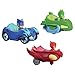 Produktbild PJ Masks – Bundle – Cat-Car, Owl Glider & Gekko-Mobile – 3 Spielfiguren 7 cm + 3 Fahrzeuge
