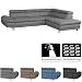 Produktbild CAVADORE Ecksofa Marool / Großes Sofa mit Ottomanen und Kopfteilverstellung / Modernes Design / 283 x 79 x 229 / Hellgrau