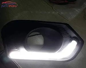 Autopearl DRL Indicator with Fog Lamp Cover for Swift Dzire 2017 (Set of 2)