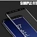 Produktbild HOWEHORC 3PCS 9D Full Curved Cover Hartglas, für Samsung Galaxy S8 S9 Plus S7, für Edge Note 8 9 A6 A8 Plus 2018 Displayschutzfolie