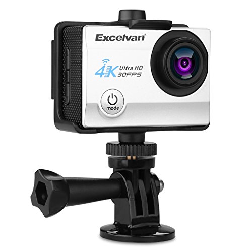 Excelvan Q8 2.0 Zoll Action Kamera 1080p full HD Kamera WiFi kamera 30m Wasserdicht sportkamera Sports Camera mit 170° Wide Lens 4K actionkamera Action DV Helmkamera 30FPS 16MP H.264 - 9