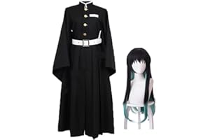 Zhongkaihua Tokitou Muichirou Disfraz de Cosplay Conjunto Completo Tokitou Muichirou Kimono Traje Anime Personaje Uniforme Trajes para Halloween Cosplay Fiesta