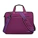 Produktbild Wewod Klassische Laptop Messenger Bag zum Schutz passen Laptops 12-17 Zoll (15 Zoll, Lila)