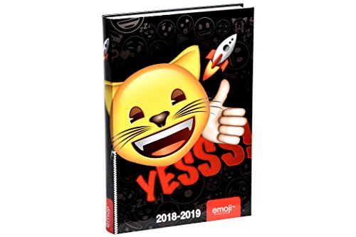 Télécharger Alpa - 1 Agenda Scolaire Journalier Août 2018 à Août 2019 - EMOJI Fond Noir - 12 x 17 cm gratuit