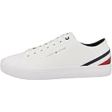 Tommy Hilfiger TH Hi Vulc Core Low Lth Stripes Fm0fm04778, Sneaker vulcanizzate Uomo