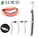 Produktbild Sallypan Multifunktions-Sonic Zähne Reiniger Tragbare Dental Tool Kit Mundhygiene Care & Tooth Stain Radiergummi & Plaque Remover 3 austauschbare Köpfe mit LED-Licht