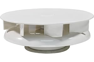 YUCKMZ Claraboya Ventilador Aireador Techo Compatible con Furgoneta Caravana Bus Furgoneta Blanco