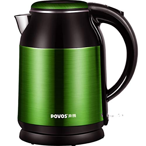 JF teindre automatiquement la Bouilloire lectrique 1.8L Cafetire en Acier Inoxydable 1800W Rapide Chauffage/bullition Protection Sec sans BPA LED sans Fil Indicateur