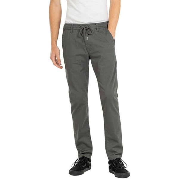 Pantalón Relaxed Fit En Popelina - Negro - Men | H&M MX