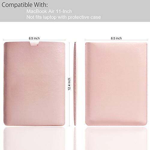 WALNEW Schlanke MacBook Air 11 Zoll H  lle  MacBook Schutzh  lle  H  lle  Case  Cover  MacBook Air 11 Zoll H  lle mit Handgriff  gesch  tztes Inneres 