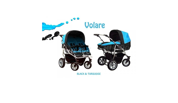 poussette double mikado