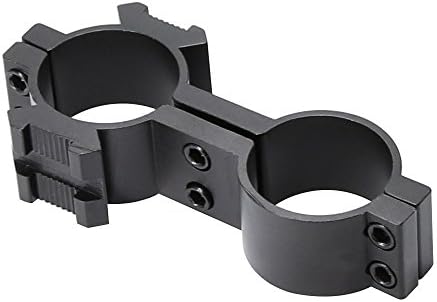 LiteMax 25.4mm 1" Scope Mount to 1" Tactical Torch Scope Ring Mounts 25.4mm Ring 20mm Weaver Rail Mount Adapter Rifle Scope Flashlight Bracket