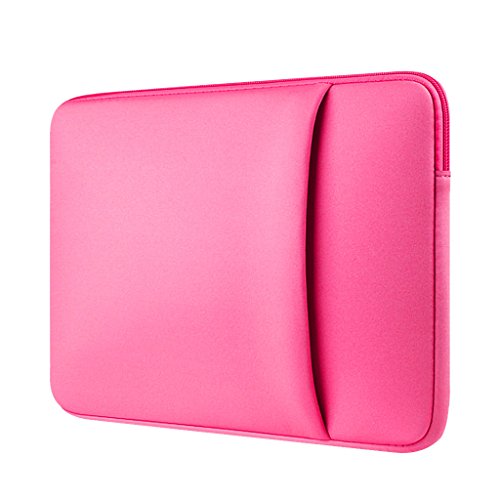 Laptop Hülle Notebook Tasche Cover Case für Macbook Mac Air / Pro / Retina - Rose Rot, 12 Zoll