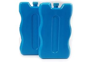 5STARWAREHOUSE Pack of 3/6 - Freezer Blocks - Reusable - Size 16 x 9 x 2 CM (approx) (Pack of 3)