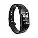 Produktbild Herzfrequenz Fitness Tracker, Y56 Herzfrequenz Monitor Tracker Smart Armband Aktivität IP 67 wasserdicht Tracker Schrittzähler mit Sleep Bewegungserkennung/Kalorienverbrauch/abstandsberechnung/Herz-Erkennung, schwarz