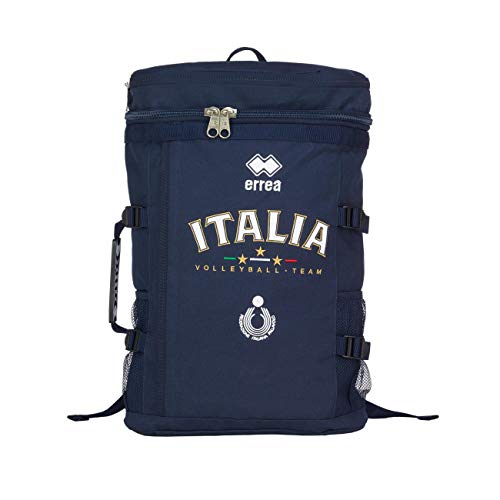 Errea Sac/Sac à Dos Officiel de la Nationale Italienne Volleyball, Couleur Bleu