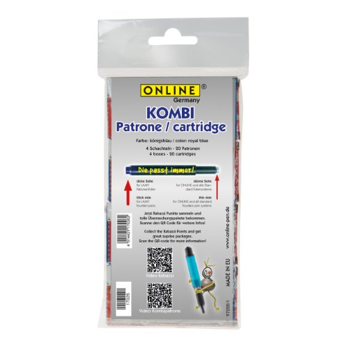 Online 17026 – Kombipatronen, 4 Pack, blau - 3