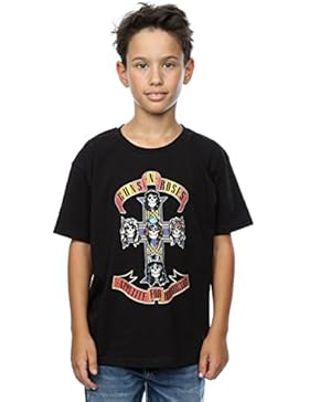 Guns N Roses Jungen Appetite For Destruction T-Shirt 12-13 years Schwarz