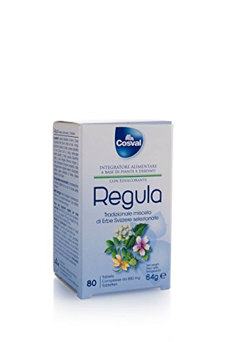 Regula Miscela Erbe Svizzere 80 Tavolette Da 800 Mg Cosval
