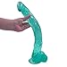 Produktbild SM&WD Transparente Kristall Simulation Des Dildo Extra Große Penis Weibliche Masturbation Leistungsstarke Saugnapf Vaginale Massage Größe 42 * 5 cm , green