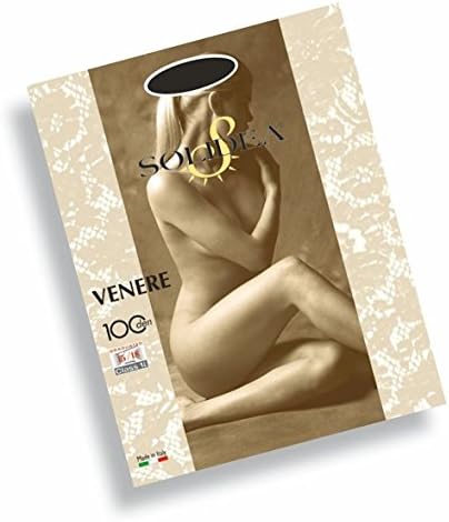 Venere 100 Sheer to waist Compression Support Tights Nero 4-XL