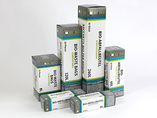 240 L Abfallbeutel 10er Pack / Bio4Pack /Müllbeutel / Mülltüte / Biobeutel / Kompostbeutel - 2