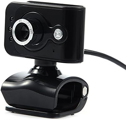 HD Pixels Free Drive USB 2.0 with Built-in Microphone Computer Camera 3 LED Lights Notebook Webcam with Night Vision Effect