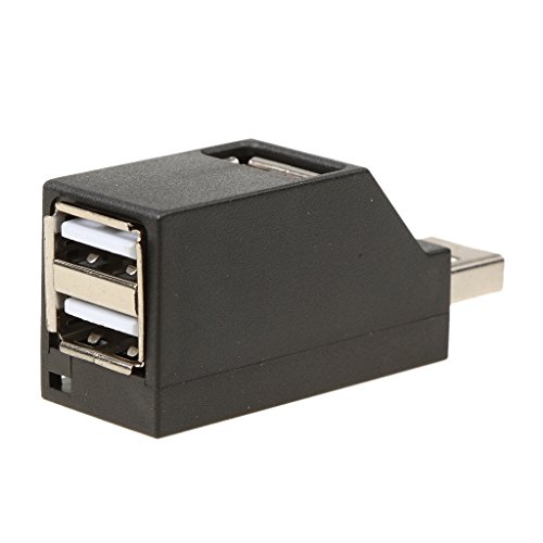 MagiDeal 3 Port USB 2.0 Hub Plug & Play USB Adapter für Laptop Desktop - 3