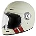 Produktbild Origine, Café Racer Integralhelm, Modell Vega, aus Glasfaser, Vintage-Stil L ( 59 - 60 CM ) Stripe White