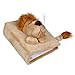 Orien Light Brown Lion Cartoon Animals Plush Toys Photograph Photo Album Cover Scrapbook Case Holder Kids