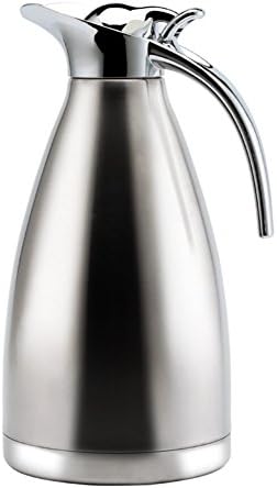 HURBHDGYDFMNV Stainless steel Vacuum vacuum flask Thermos Household use European vacuum bottle Office Large capacity open kettle Hot water bottle 2L-C 9x15cm(4x6inch)