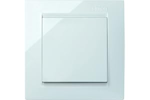 Simon F1590150030 - Bouton-poussoir série 15 blanc