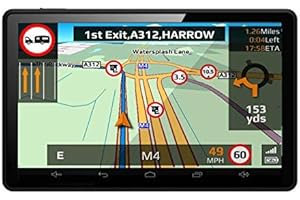 XCLIFES Aguri Motorhome & Caravan RV520 DVR 5" Motorhome and Caravan Sat Nav with Built-in Dash Cam, Wi-Fi and UK & European mapping