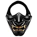 Produktbild DDOQ Lustig Cosplay Maske Halloween Party Dekoration Tactics Cosplay Halbe Gesichtsmaske Spielzeug Kinder Kinder Geschenk (Farbe : Black)
