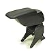 Produktbild Autohobby 48014 Mittelarmlehne Armlehne Universell Konsole Mittelkonsole Kunstleder mit Schiebeplatte Schwarz