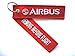 Price comparison product image ' REMOVE BEFORE FLIGHT ' -- AIRBUS -- High Quality Luggage / keychain tag incl. chrome keyring