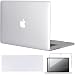 Produktbild Topideal 3 in 1 gummierte matt Hard Shell Schutzhülle für Apple 39,1 cm/15 Zoll MacBook Pro mit Retina-Display (Modell: A1398) + Tastatur Cover + Displayschutzfolie