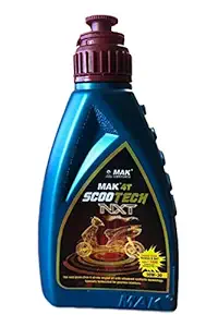 MAK 4T Scootech NXT Lubricant Oil for Gearless Scooter (800 ML)