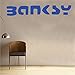 Produktbild Kult Kanvas 45 x 265 cm x-large "Banksy Logo Aufkleber Vinyl Wandtattoo, silber _ PARENT, blau (brilliant blue), 30 x 176 cm Large