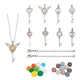 Schlüsselform-Platin-Messingkäfig: 35 ~ 41 x 9.5 ~ 15mm, Loch: 3.5x2mm; Hochglanzpoliert, atemberaubend und exquisit.