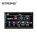 Produktbild XTRONS 6,95" Double Din Autoradio mit TFT Touchscreen DVD Player 2DIN Full RCA Ausgang Lenkradfernbedienung RDS Bluetooth Musik Streaming UNIVERSAL