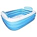 Produktbild Verdickte aufblasbare Badewanne, Erwachsen-Badekurort-Badebadewanne PVC-Kinderpool-aufblasbarer Jacuzzi, Blau, Rosa, Grün (Color : D)