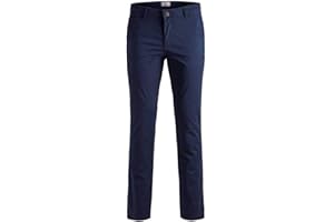JACK & JONES Pantalones Chinos elásticos de Hombre Corte cónico Ajuste Slim Look Moderno JPSTMARCO JJBOWIE