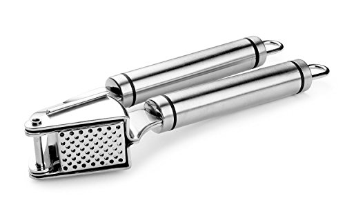 DCOU Premium-304 Edelstahl Knoblauchpresse Professionelle Mince & Crush Knoblauchzehe Ginger Mit Einfache Küche Knoblauch-Werkzeug aus robustem Edelstahl 18/10 Stahl - 2